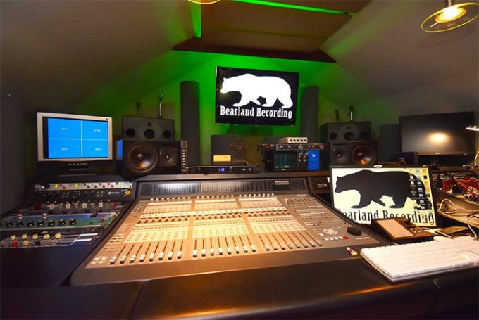 Bearland Recording Studio console